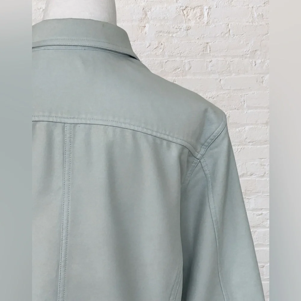 Eddie Bauer Womens Blue Flannel Button Up Shirt Sz XXL Chore Barn Farm Country - Picture 8 of 13